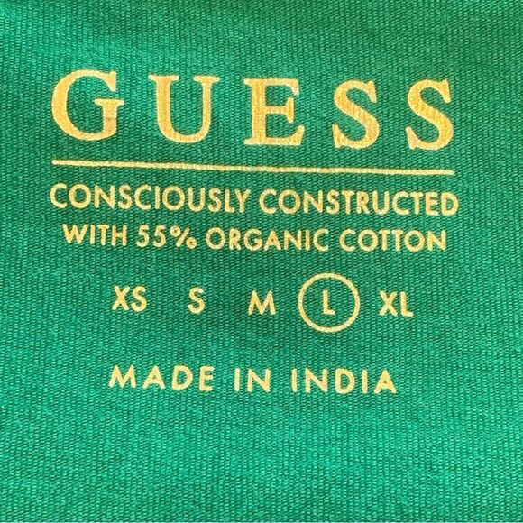 Guess Shamrock Bling Tee Size Large - Picture 6 of 10